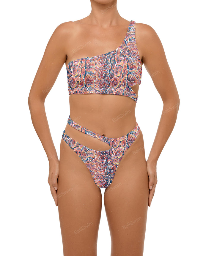 BSWS-T110 Asymmetric Cutout Bikini Top