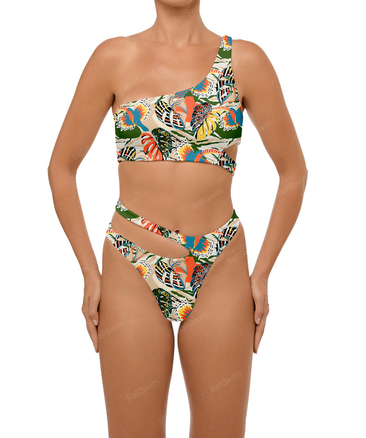 BSWS-T110 Asymmetric Cutout Bikini Top