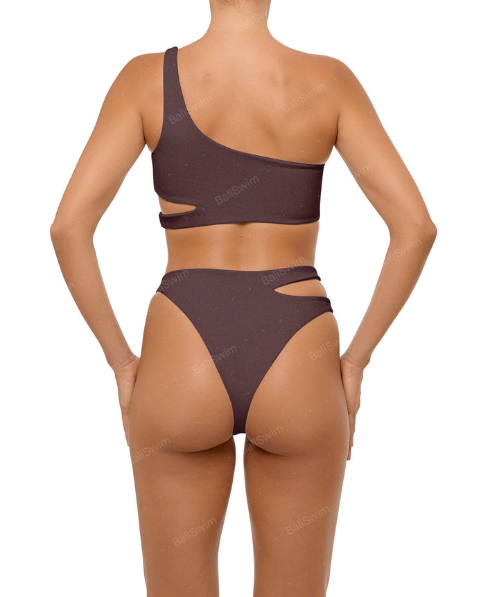 BSWS-B110 Asymmetrical Cutout Bikini Bottom