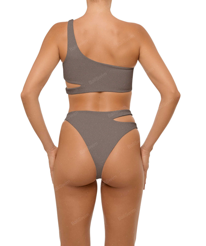 BSWS-B110 Asymmetrical Cutout Bikini Bottom