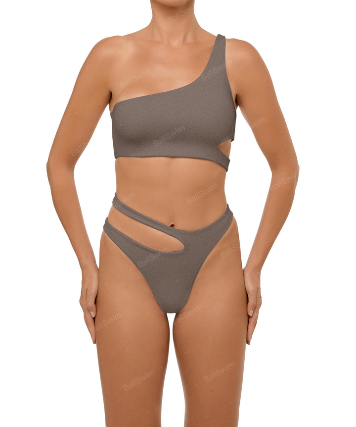 BSWS-B110 Asymmetrical Cutout Bikini Bottom