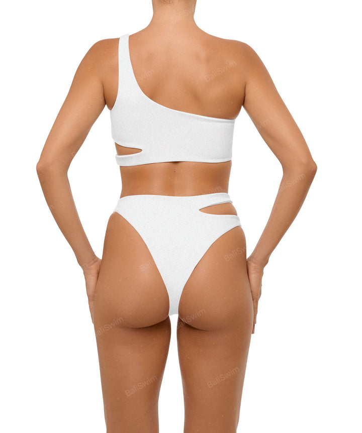 BSWS-B110 Asymmetrical Cutout Bikini Bottom