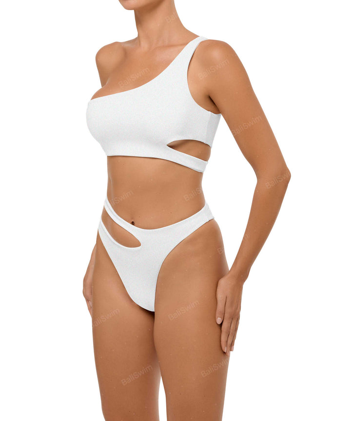 BSWS-B110 Asymmetrical Cutout Bikini Bottom
