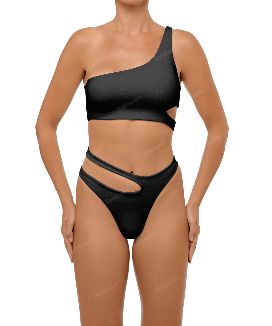 BSWS-T110 Asymmetric Cutout Bikini Top