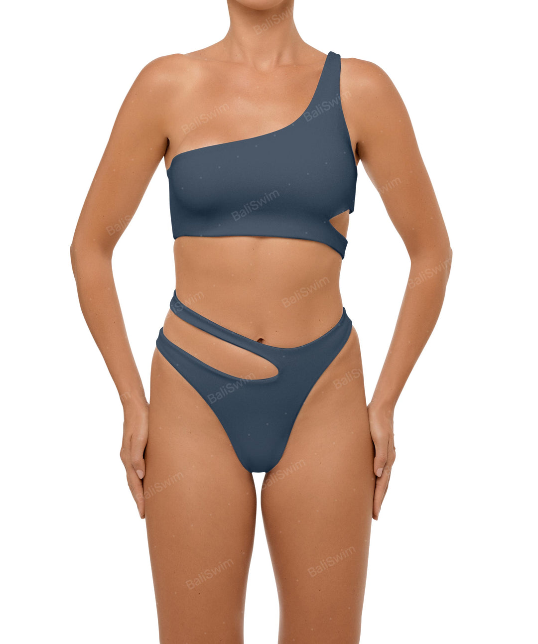 BSWS-T110 Asymmetric Cutout Bikini Top