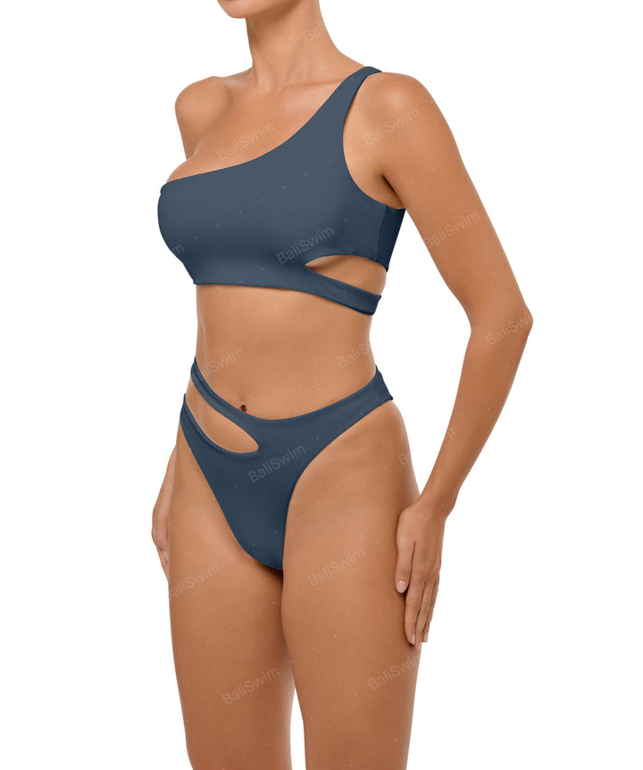 BSWS-T110 Asymmetric Cutout Bikini Top