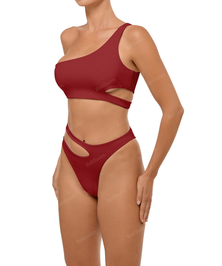 BSWS-T110 Asymmetric Cutout Bikini Top