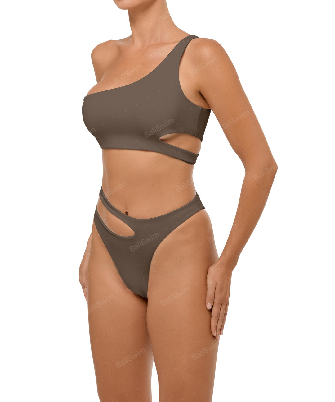 BSWS-T110 Asymmetric Cutout Bikini Top