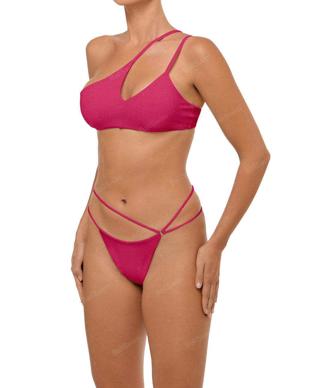 BSWS-B111 Asymmetrical Straps Bikini Bottom