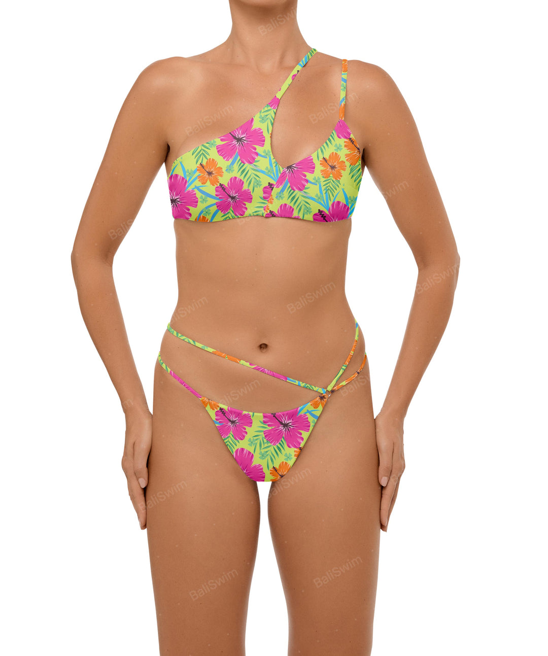 BSWS-B111 Asymmetrical Straps Bikini Bottom