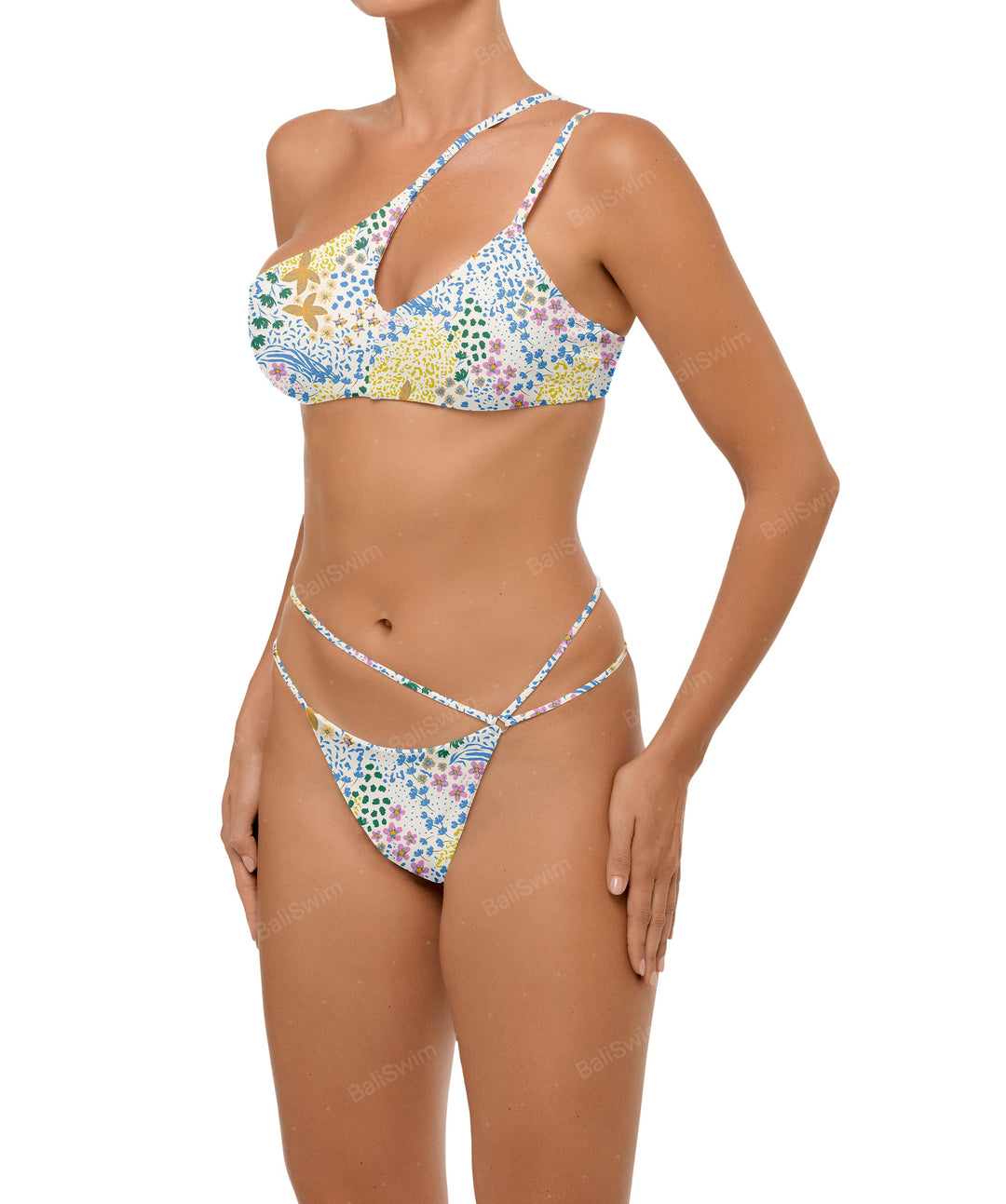 BSWS-B111 Asymmetrical Straps Bikini Bottom