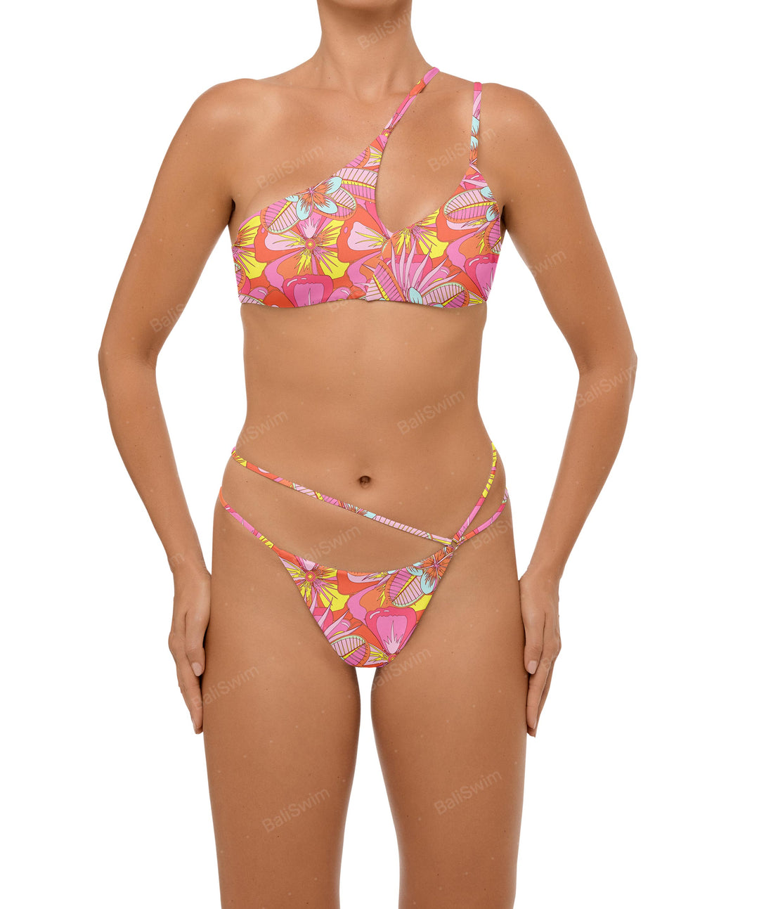 BSWS-B111 Asymmetrical Straps Bikini Bottom