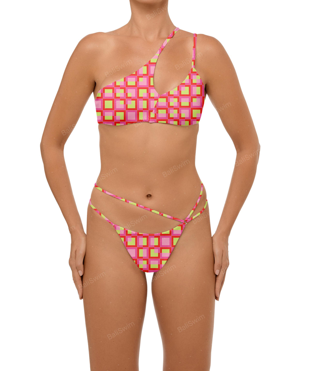 BSWS-B111 Asymmetrical Straps Bikini Bottom