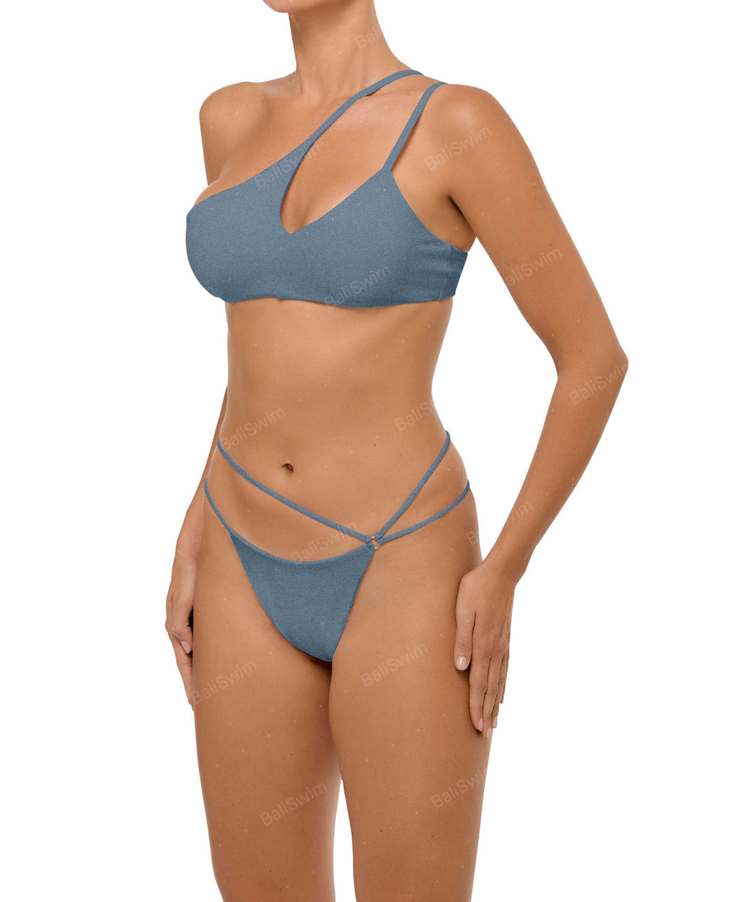 BSWS-B111 Asymmetrical Straps Bikini Bottom