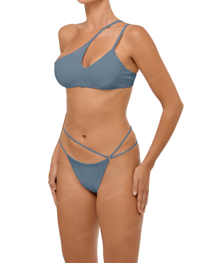 BSWS-B111 Asymmetrical Straps Bikini Bottom