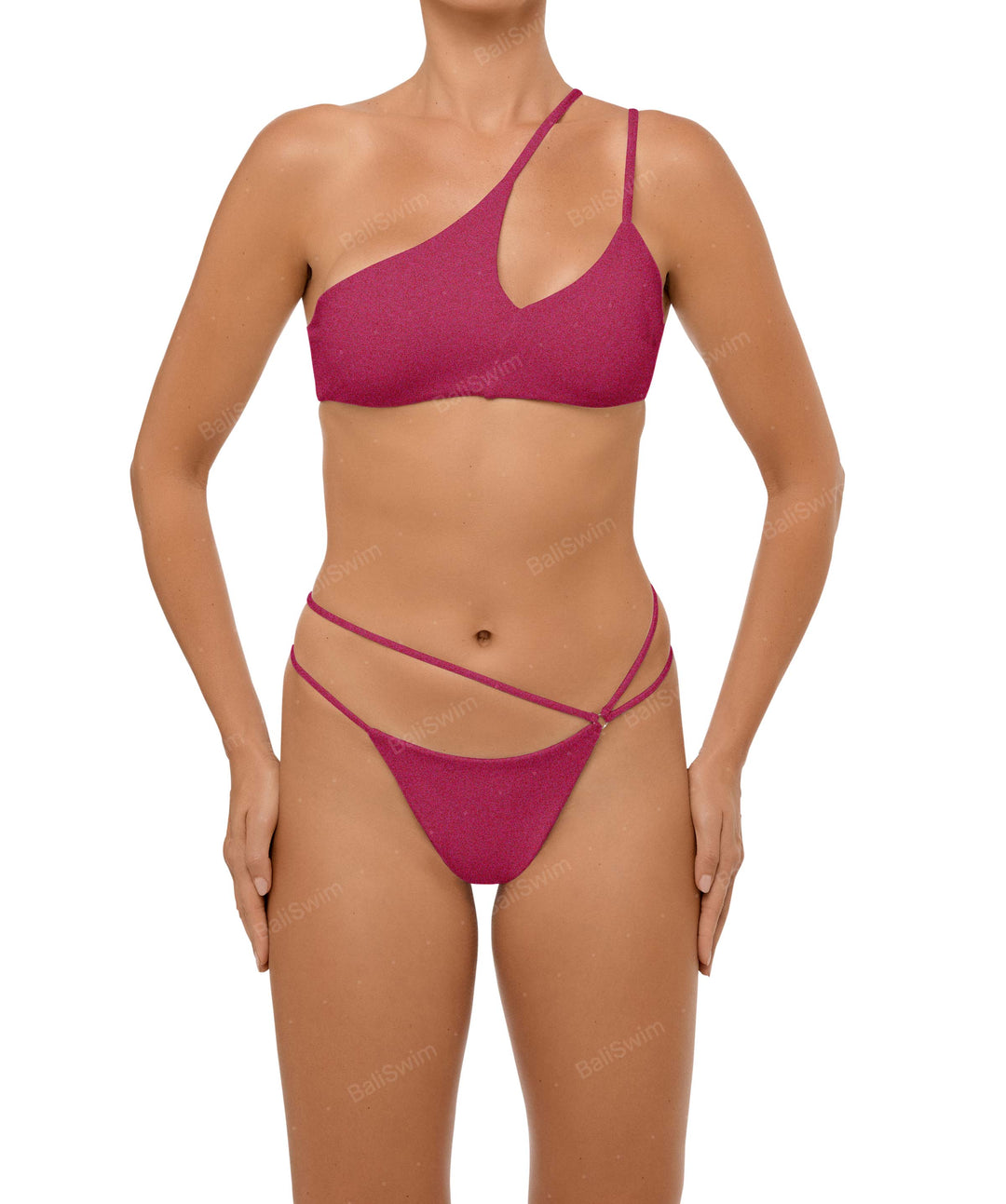 BSWS-B111 Asymmetrical Straps Bikini Bottom