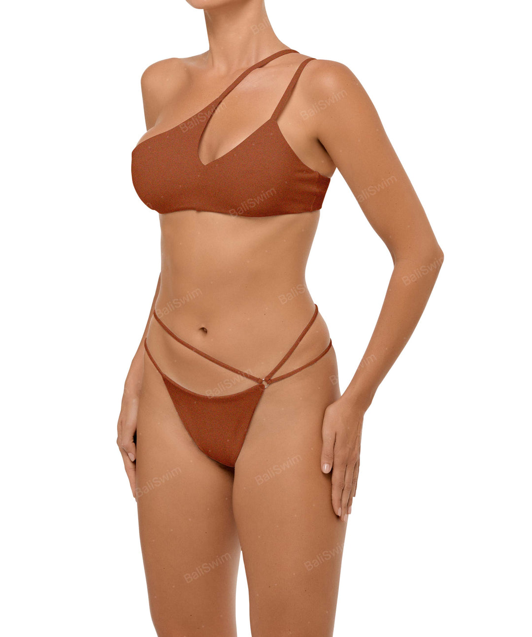 BSWS-B111 Asymmetrical Straps Bikini Bottom