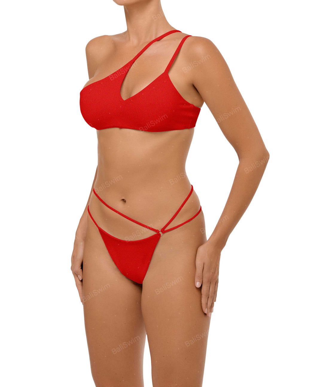 BSWS-B111 Asymmetrical Straps Bikini Bottom