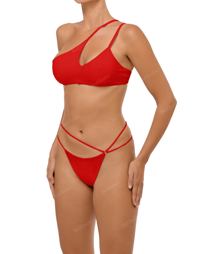 BSWS-B111 Asymmetrical Straps Bikini Bottom