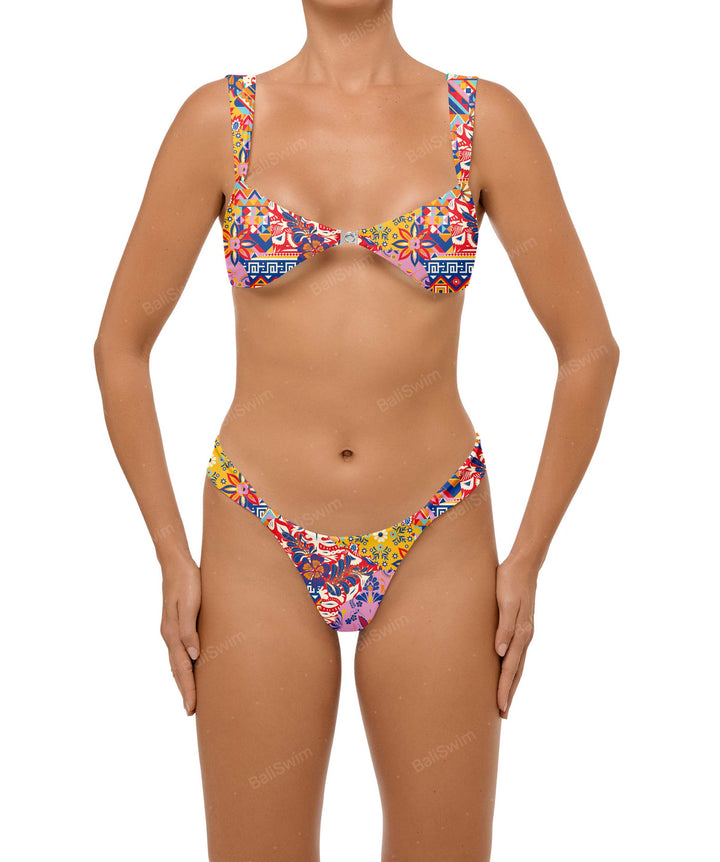 BSWS-T112 Front Clasp Closure Bikini Top