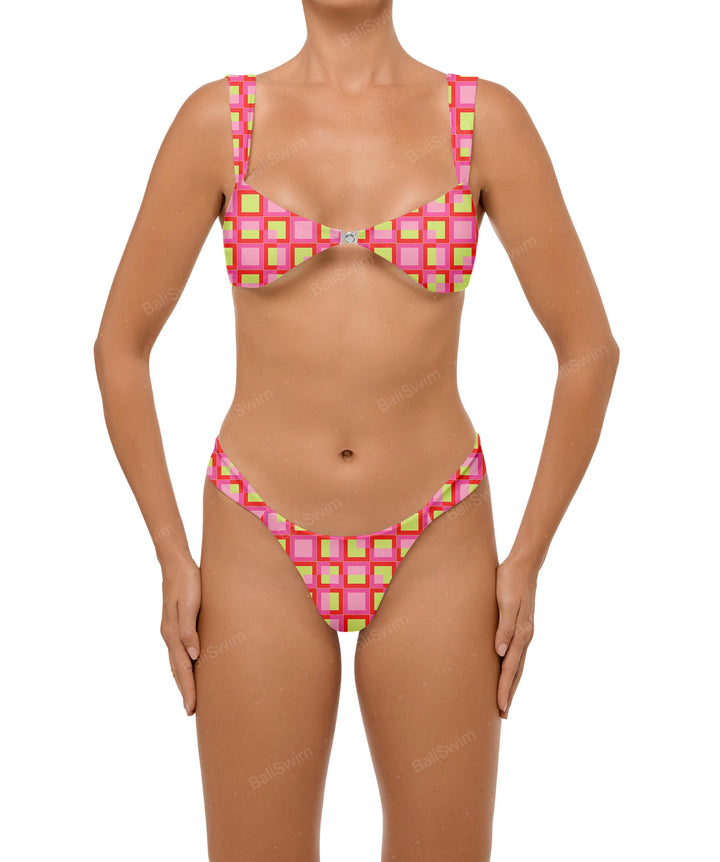 BSWS-T112 Front Clasp Closure Bikini Top