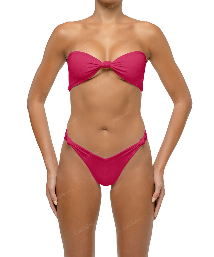 BSWS-T114 Knotted Bandeau Bikini Top