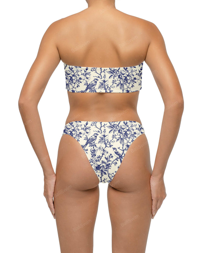 BSWS-T114 Knotted Bandeau Bikini Top