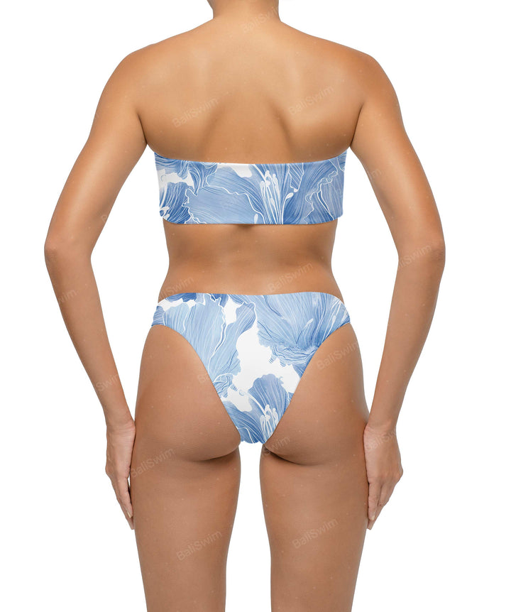 BSWS-T114 Knotted Bandeau Bikini Top