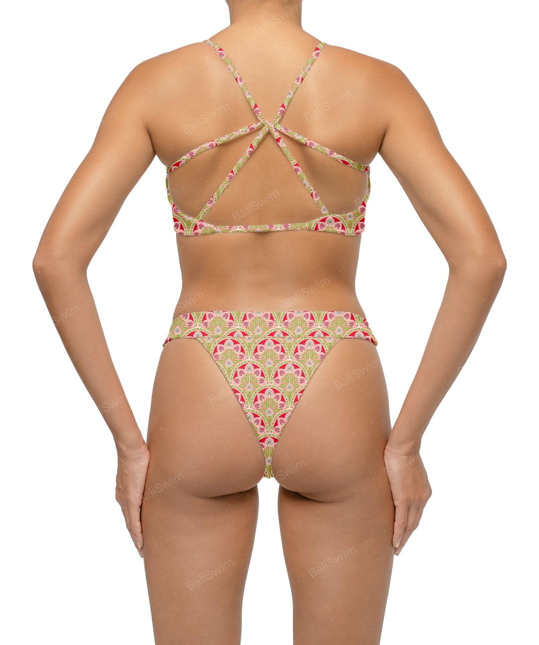 BSWS-T115 Strappy Back Bikini Top