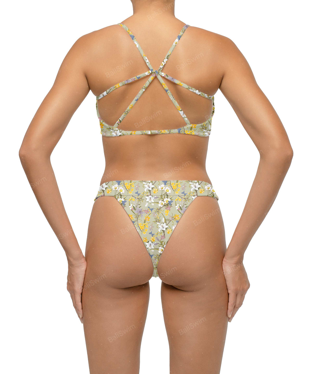 BSWS-T115 Strappy Back Bikini Top