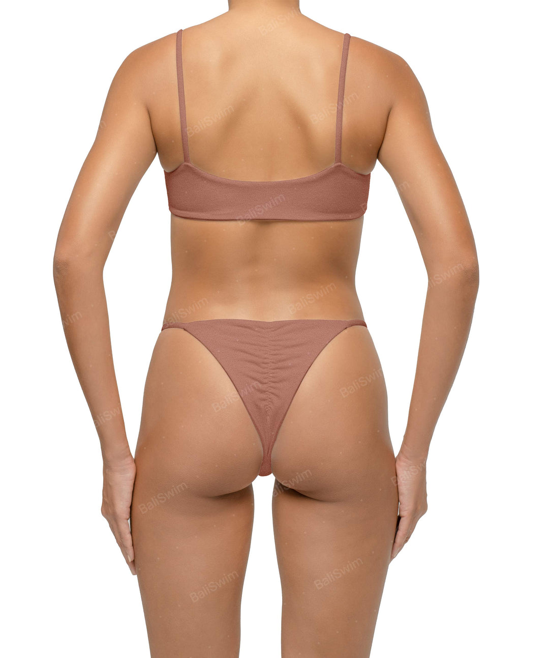 BSWS-T116 Curved Neckline Bikini Top