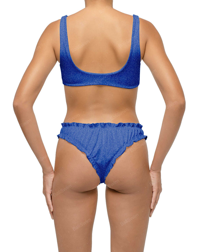 BSWS-B118 Lettuce Hems Bikini Bottom