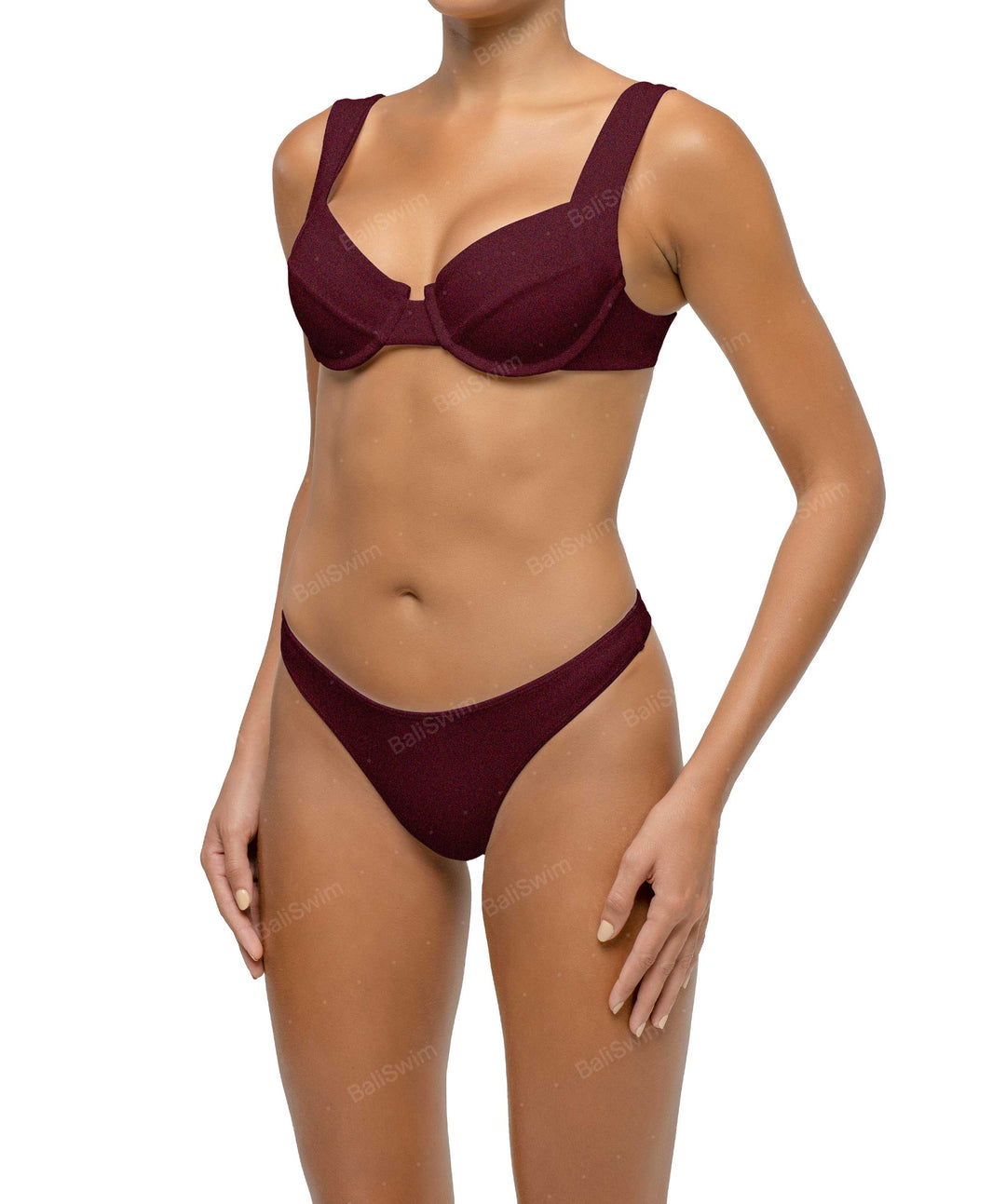 BSWS-B119 Mid Rise Bikini Bottom