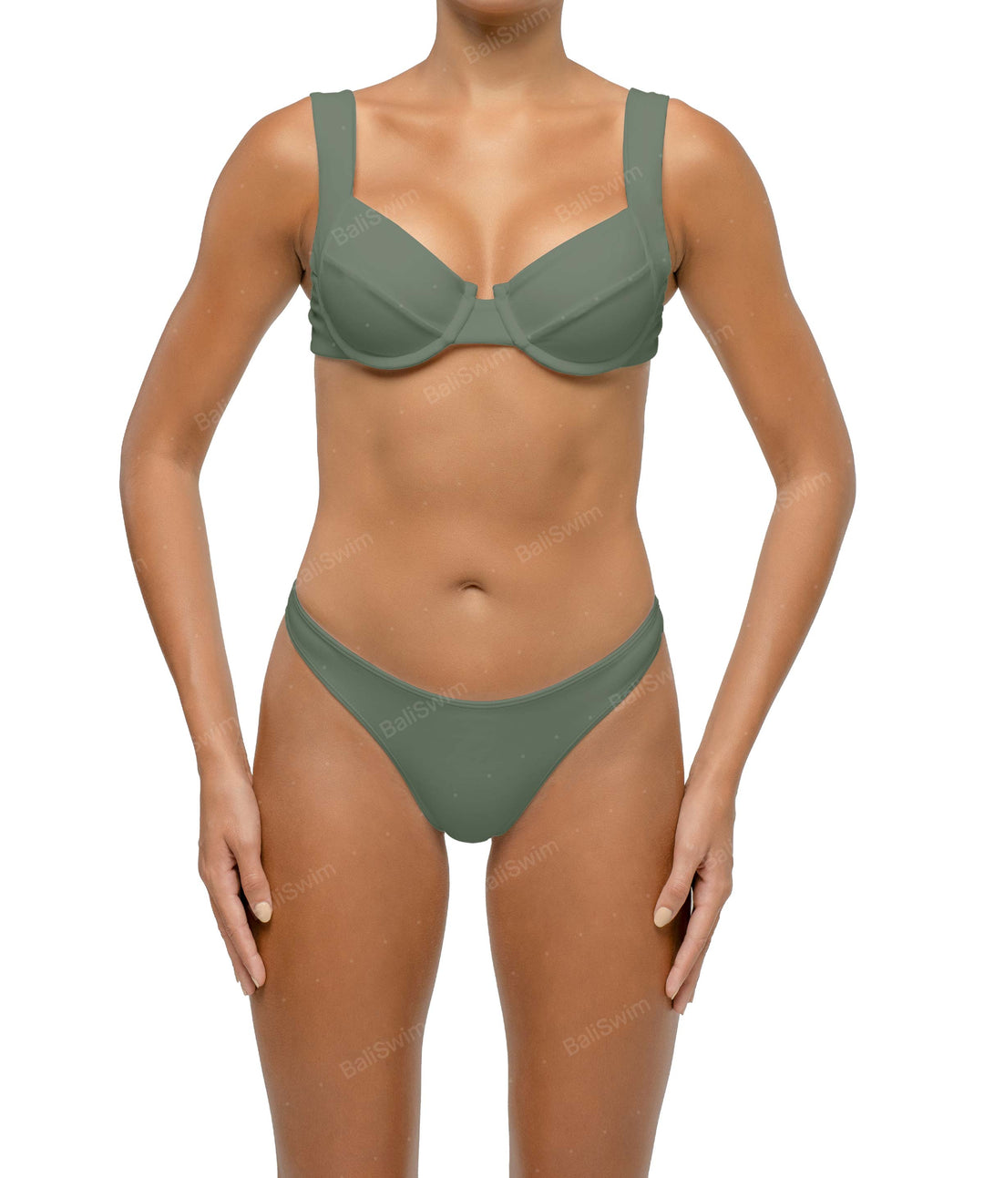 BSWS-B119 Mid Rise Bikini Bottom