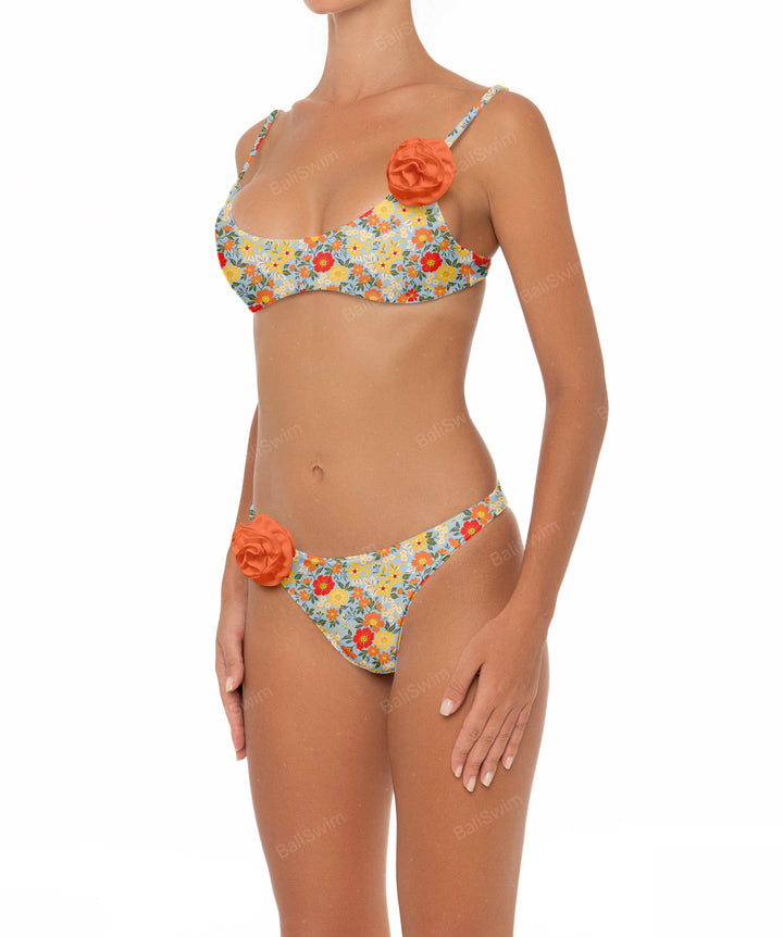 BSWS-T12 Corsage Camisole Bikini Top