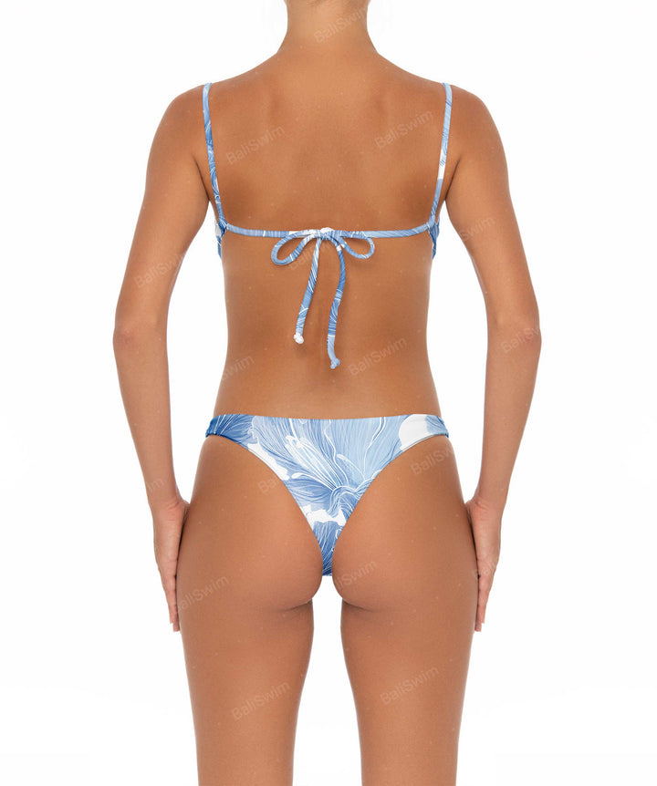 BSWS-B12 Corsage Mid Rise Bikini Bottom