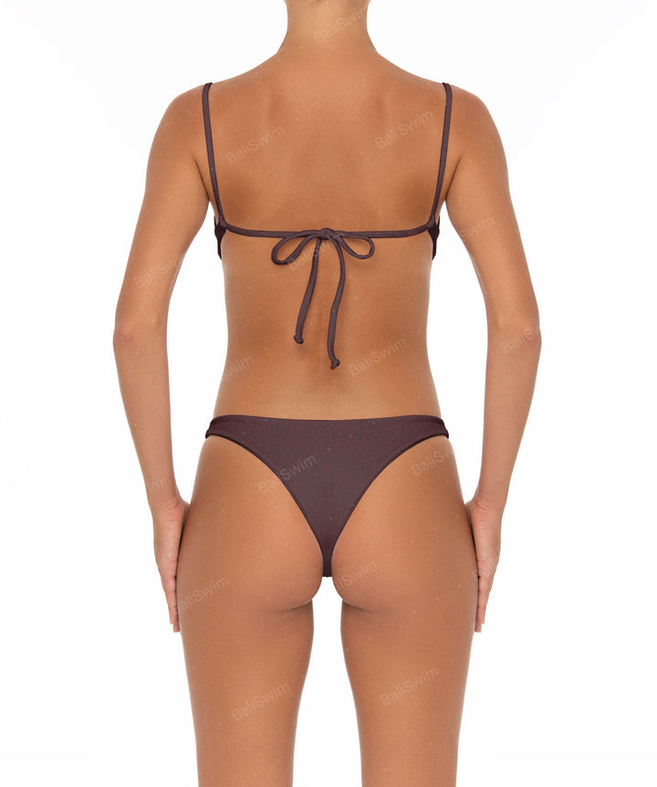 BSWS-B12 Corsage Mid Rise Bikini Bottom
