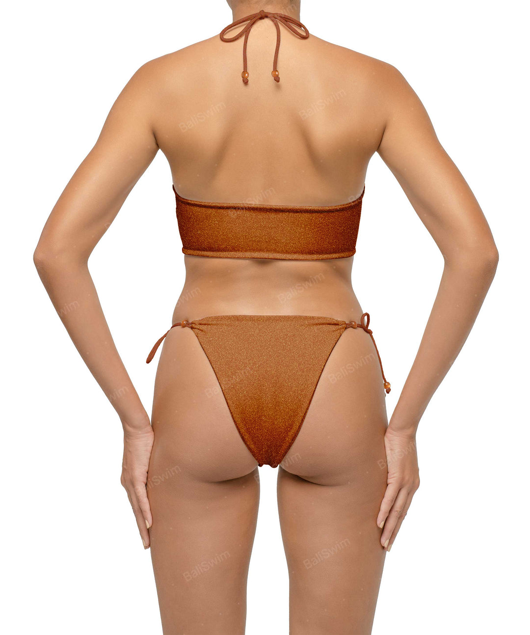 BSWS-B121 Beaded Strappy Bikini Bottom