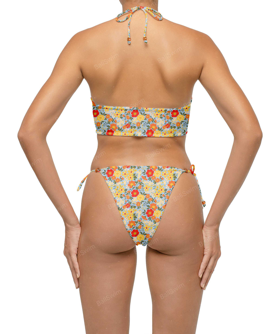 BSWS-B121 Beaded Strappy Bikini Bottom