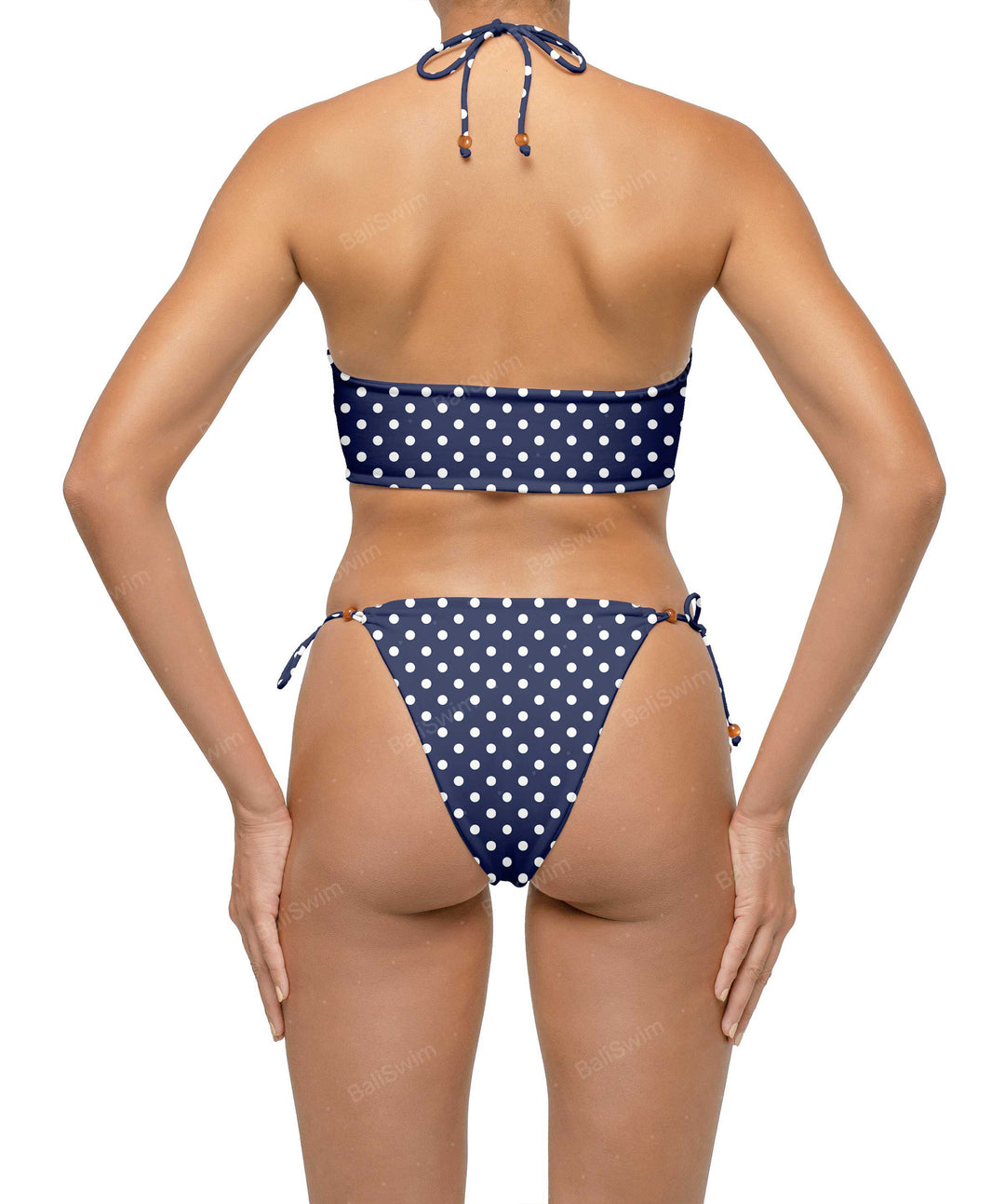 BSWS-B121 Beaded Strappy Bikini Bottom
