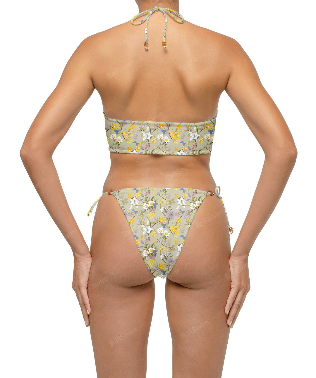 BSWS-B121 Beaded Strappy Bikini Bottom