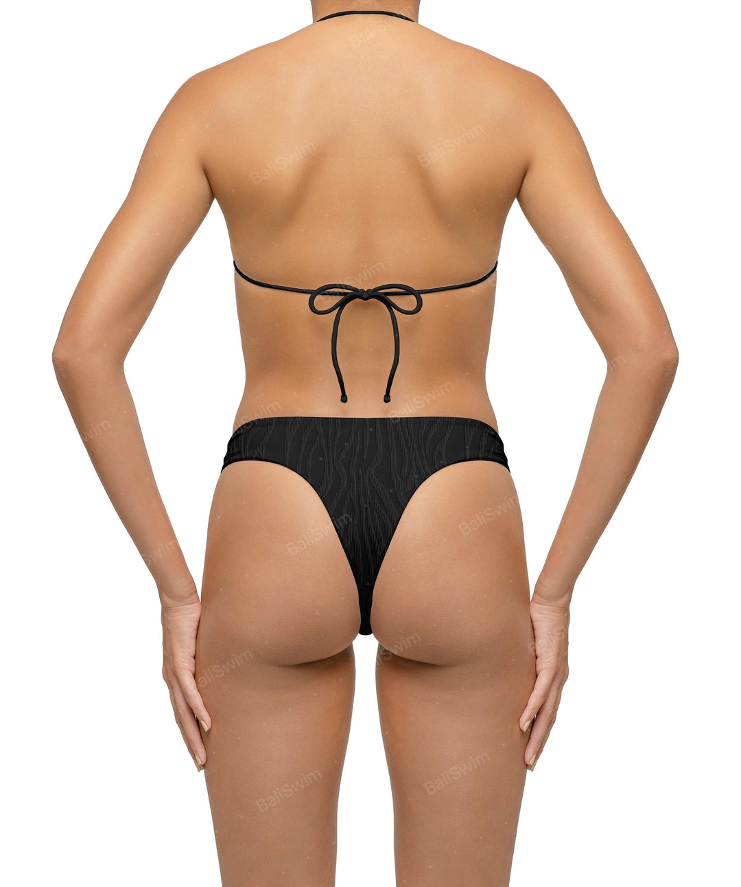 BSWS-T122 Wave Ring Halter Bikini Top