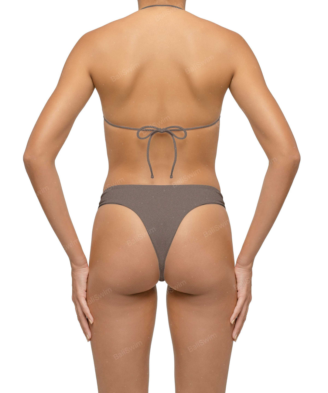 BSWS-T122 Wave Ring Halter Bikini Top