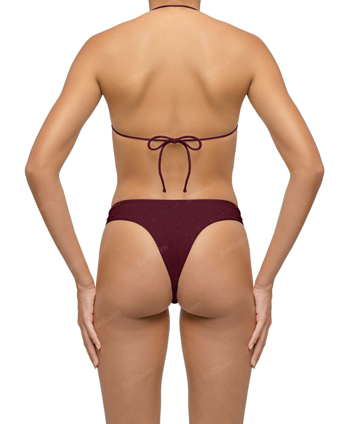BSWS-T122 Wave Ring Halter Bikini Top