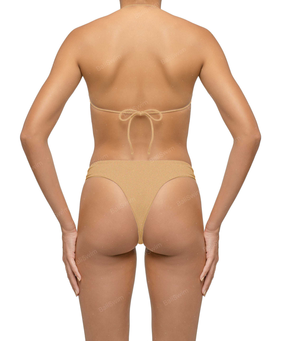 BSWS-T122 Wave Ring Halter Bikini Top