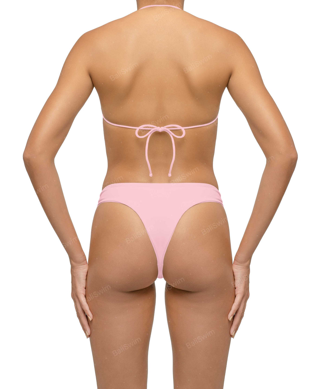 BSWS-T122 Wave Ring Halter Bikini Top