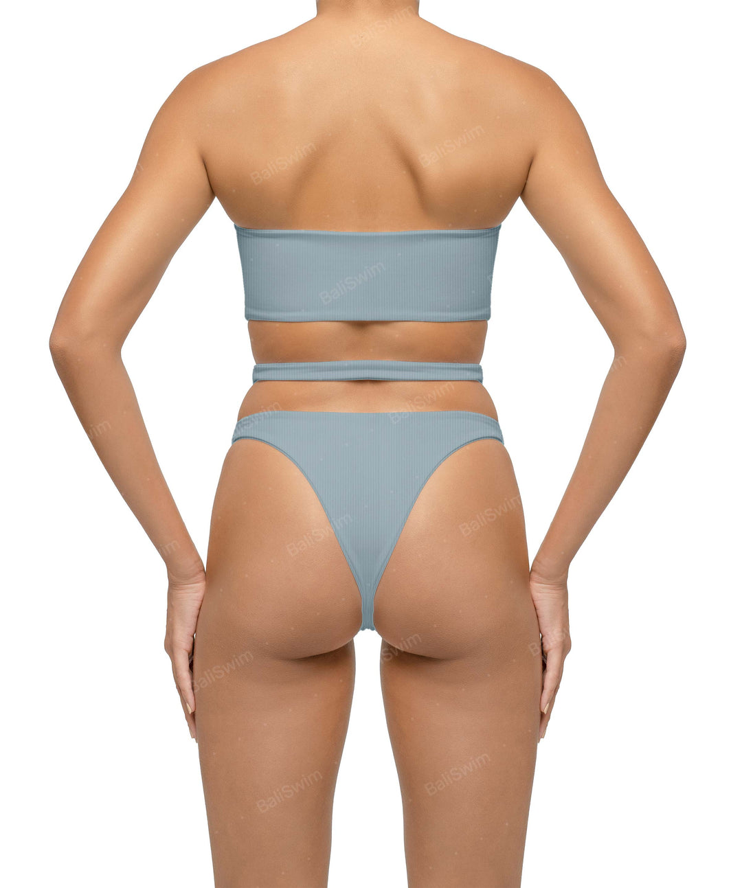 BSWS-B123 High Waisted Cut-out Bikini Bottom