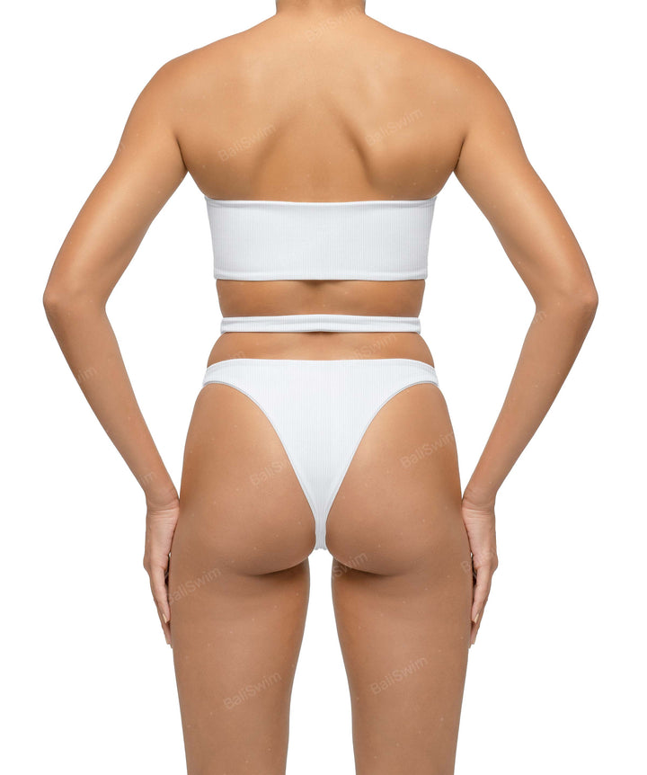 BSWS-T123 Bandeau Cut-out Bikini Top