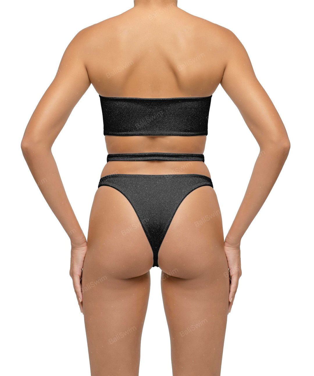BSWS-B123 High Waisted Cut-out Bikini Bottom