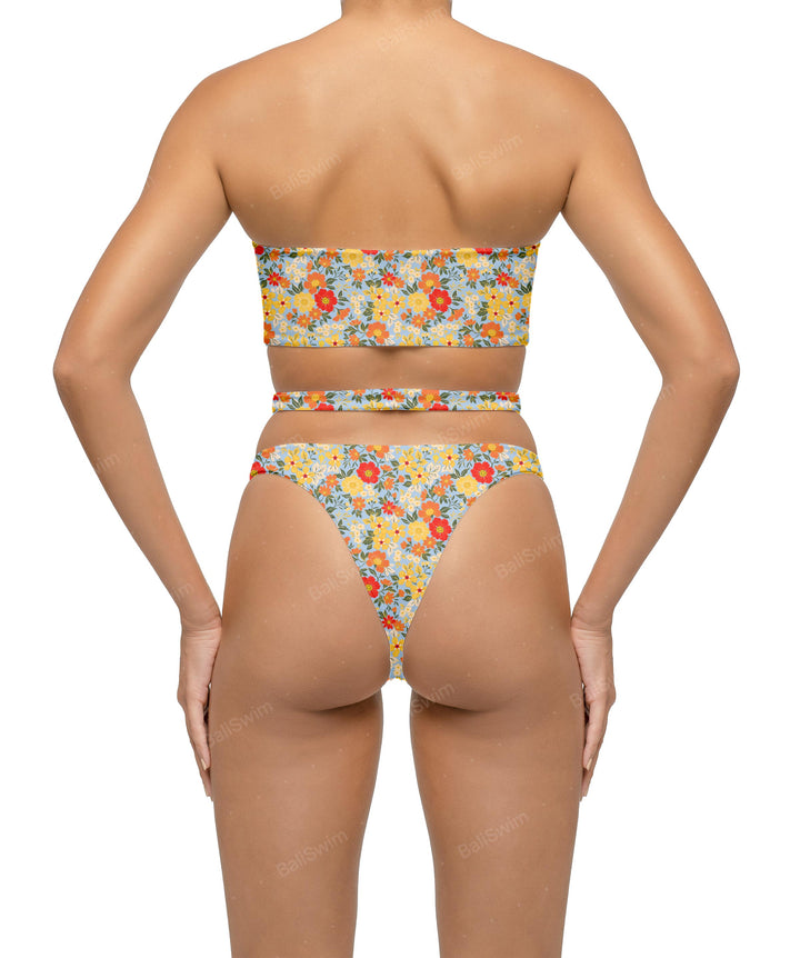 BSWS-B123 High Waisted Cut-out Bikini Bottom